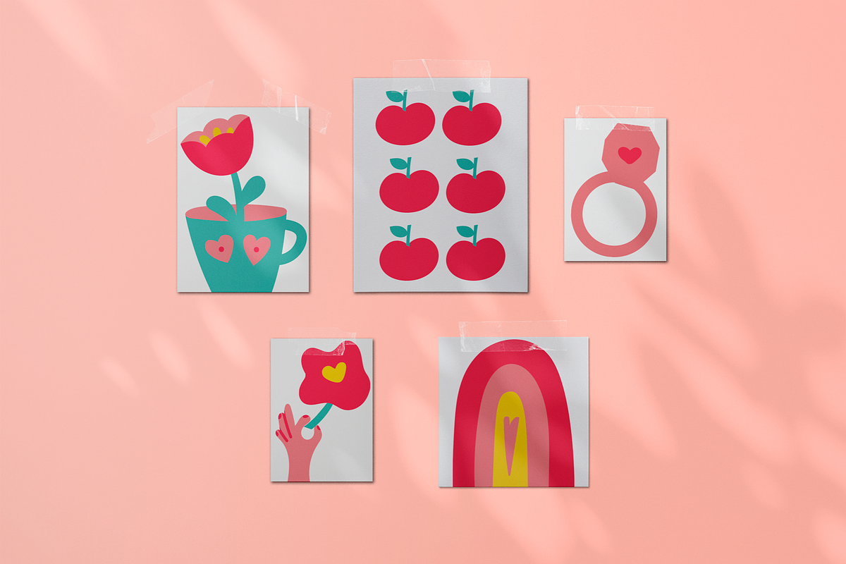Secret garden. Cliparts and patterns, a Decorative Illustration by Oliana Moroz (Photo 2 of 15)