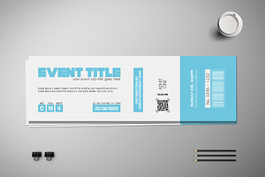 Minimalistic Event Ticket 021