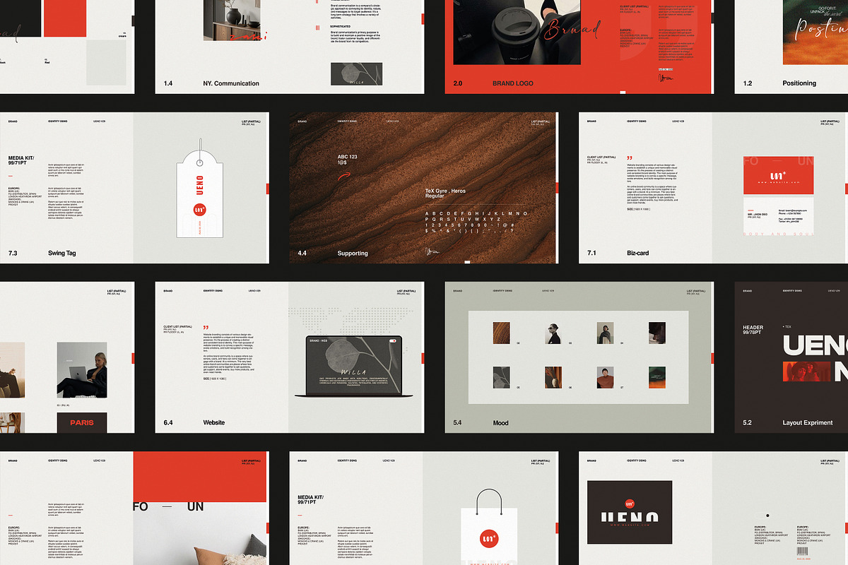 UENO / Brand Guidelines, a Presentation Template by Studio Elevate (Photo 3 of 11)