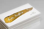 100 Brush Strokes: Gold&Black, an Object Graphic by Anna Faun (Thumbnail 3 of 3)