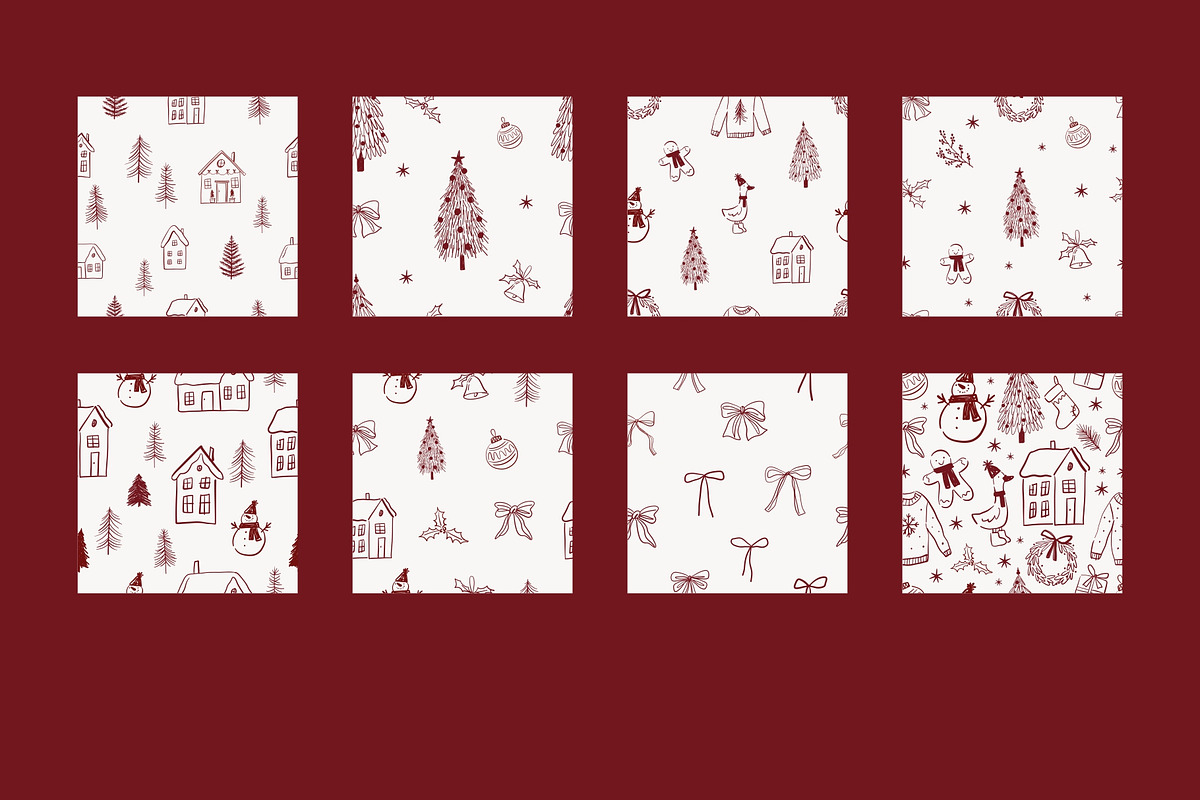 Cottagecore Christmas Clipart, a Decorative Illustration by Barkova Nadya (Photo 5 of 6)