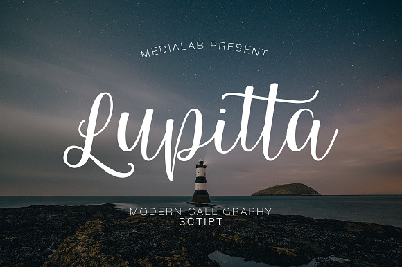 Lupitta Script preview 8