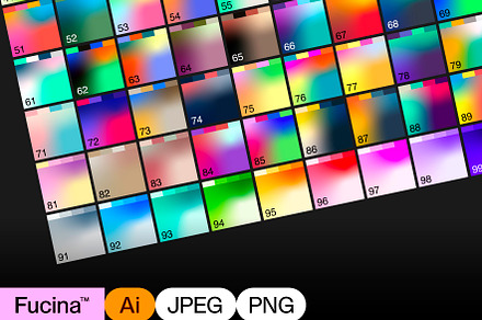 100 Gradients Kit, an Object Graphic by Fucina™