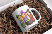 Watercolor Witch Clipart Set, a Seasonal Illustration by PassionPNGcreation (Thumbnail 9 of 9)