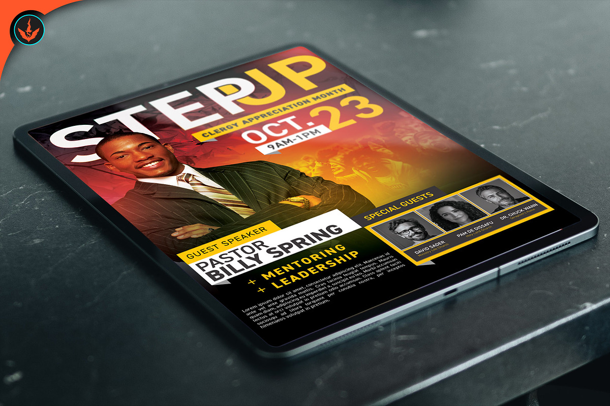 Step Up Photoshop Flyer Template, a Marketing Template by SeraphimChris (Photo 2 of 7)