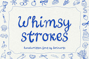 Whimsy Stroke: Cute Handwritten Font, a Handwritten Font by lerinartstudio (Thumbnail 1 of 11)