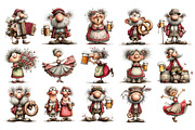 Oktoberfest Seniors PNG Clipart, a Seasonal Illustration by Nicolle's Colorful Art (Thumbnail 4 of 5)