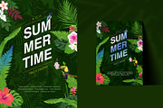 Colorful Tropical Summer Design Set, an Animal Illustration by Def Studio (Thumbnail 6 of 7)