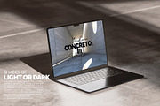 MacBook Mockup – Concreto 3, a Merchandise Mockup by Banana Mockups (Thumbnail 2 of 5)