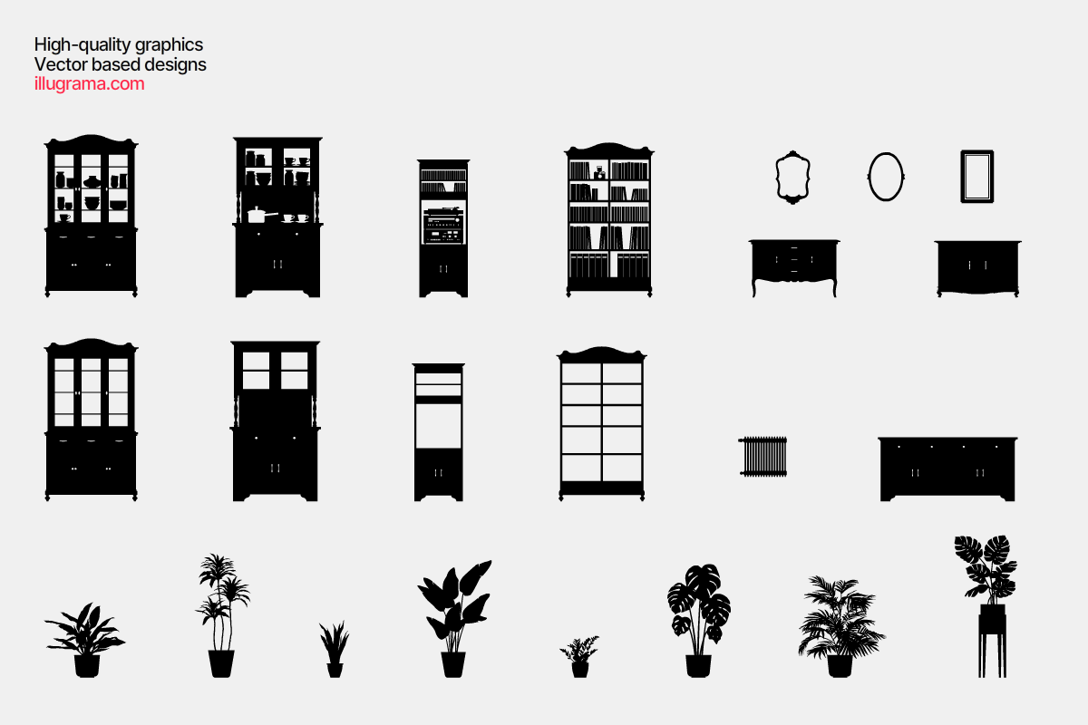 Furniture - Modern Graphics, a Decorative Illustration by illugrama (Photo 10 of 10)