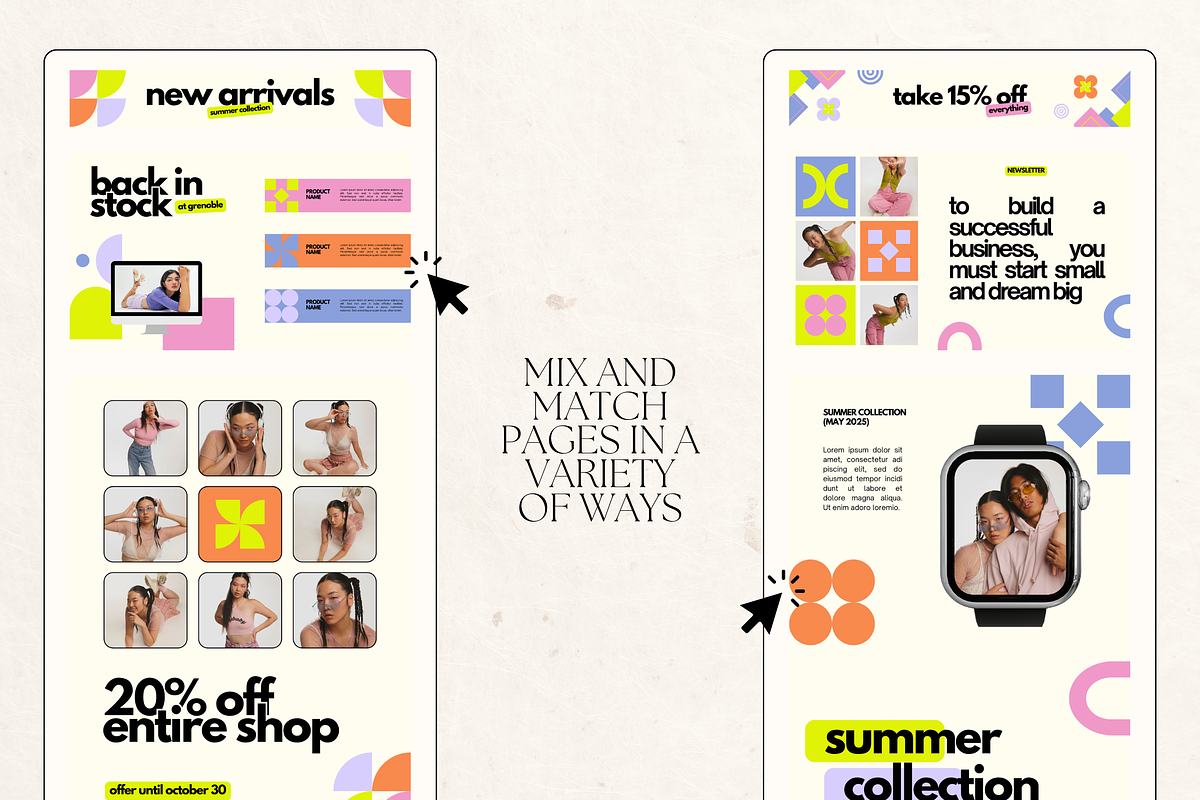 Email Marketing Newsletter Template, an Email Template by Branding Babe Co. (Photo 7 of 10)
