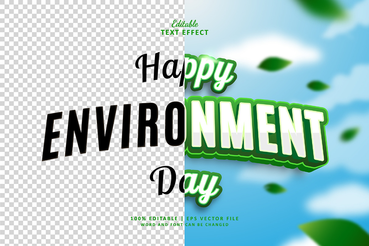 Text Effect Environment Day, a Layer Style Add-On by Navy Graphic (Photo 2 of 2)