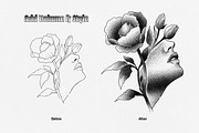 Procreate Stipple Brushes, a Brush Add-On by pixelbuddha.net (Thumbnail 3 of 6)