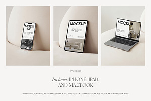 Apple Mockups MacBook IPhone IPad