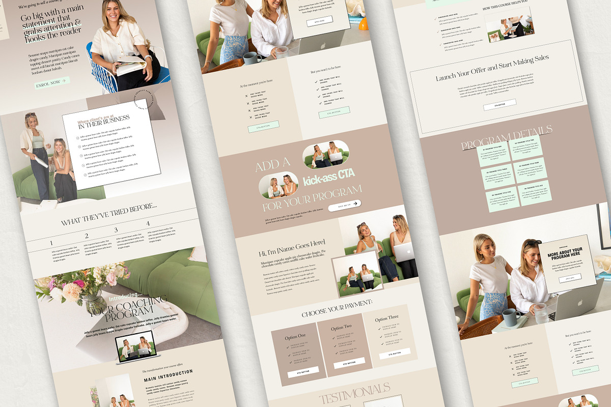 Coaching Sales page Website Template, a Websites & App Template by Field Digital (Photo 7 of 12)