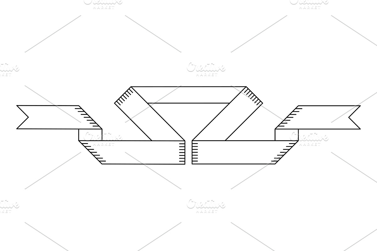 Illustration of ribbon., a Decorative Illustration by incomible