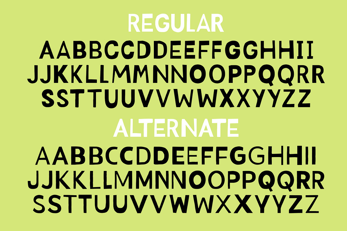 Mixerato! Imperfect Sans Serif, a Handwritten Font by Viswell (Photo 7 of 10)
