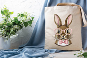 Retro Easter Bunny PNG, Happy Easter, an Illustration by DreamPrint404 (Thumbnail 5 of 6)