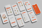 Foody-Food Delivery App UI Kit, an UI Kit Template by e-artdesign (Thumbnail 4 of 4)