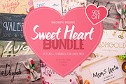 Sweet Heart Bundle, a Font by Heroglyphs Studio (Thumbnail 1 of 7)