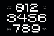 Kospix - Pixel Font, a Sans Serif Font by limitype (Thumbnail 5 of 15)