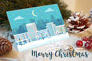 Winter Christmas landscapes, a Decorative Illustration by Primula`s shop (Thumbnail 3 of 8)