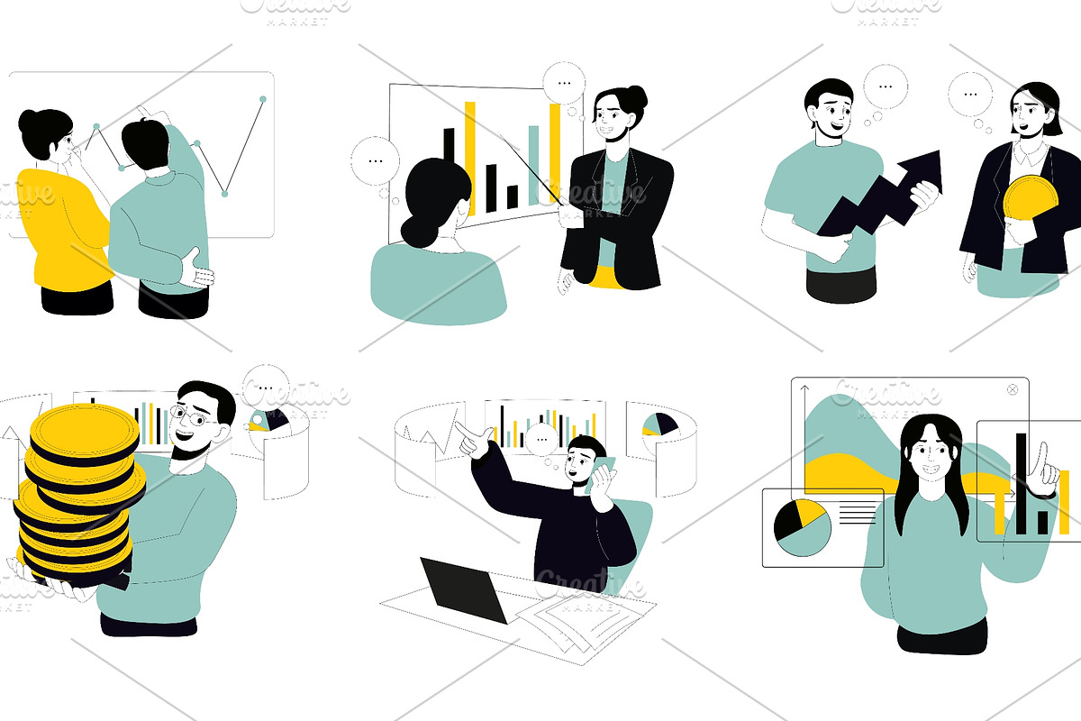 Business Management Illustrations, a Finance Illustration by alexdndz (Photo 2 of 3)