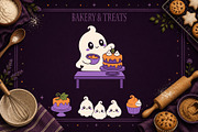 49 Cozy Halloween Ghost Illustration, a Seasonal Illustration by Christine Krahl (Thumbnail 9 of 18)