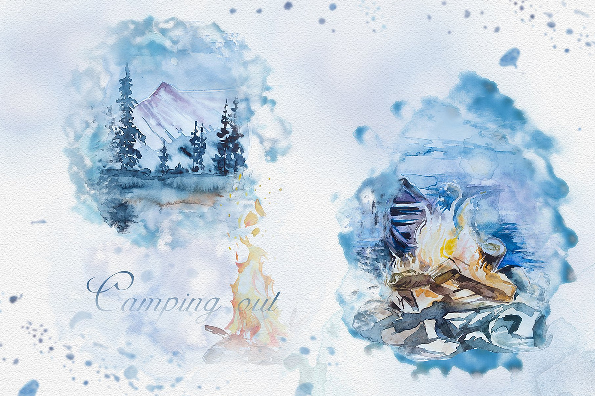90%OFF! Watercolor Forest Bundle, an Animal Illustration by ArtCreationsDesign (Photo 14 of 18)