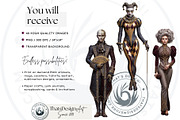 Obsidian Opera Characters Cliparts, a Person Illustration by ThatsDesignArt (Thumbnail 2 of 13)