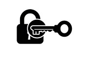 Heart Lock and Key Silhouette Icons, an Illustration by Designer_Momina (Thumbnail 38 of 51)