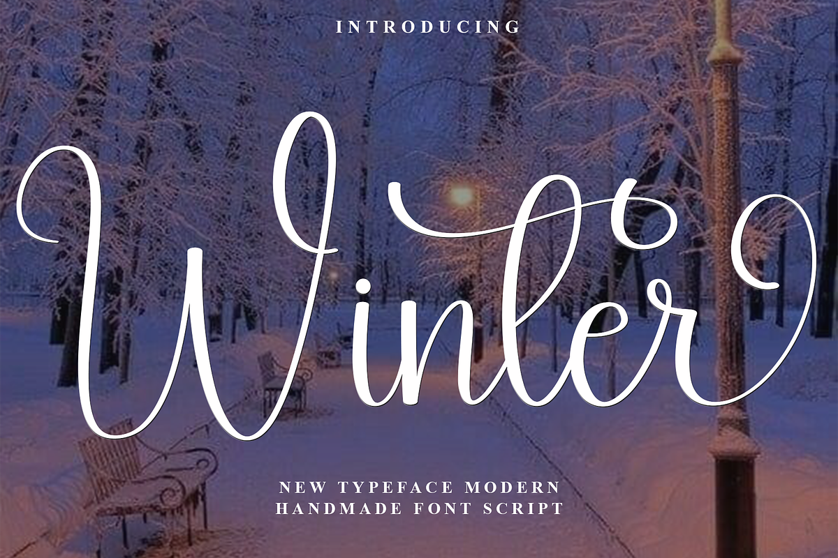 Winter, a Handwritten Font by FreshTypeINK (Photo 1 of 8)