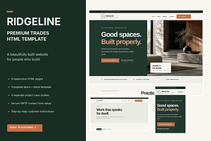 RIDGELINE – Trade HTML Template, a HTML Template by Darweish Designs
