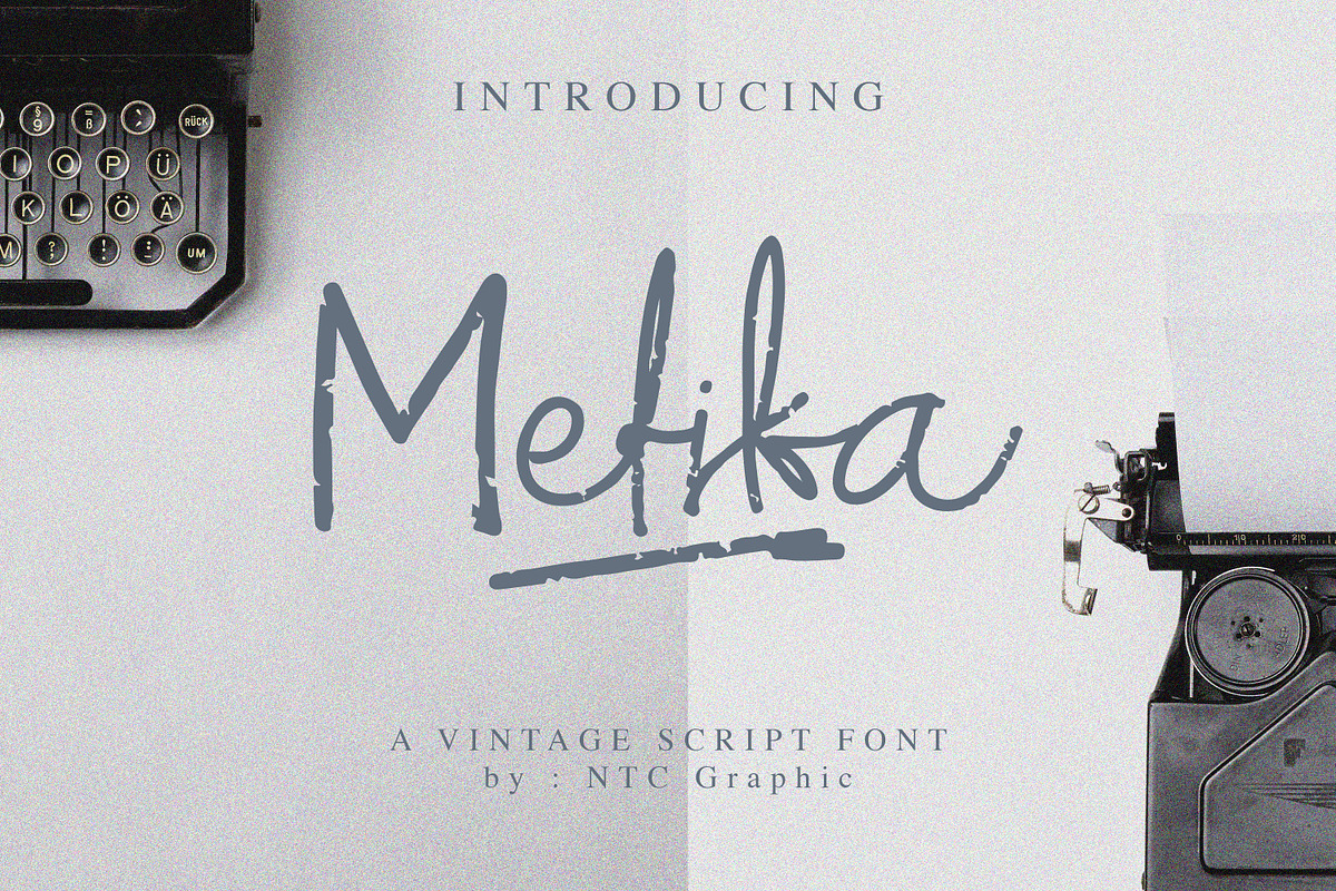 Mefika, a Script Font by NTC Graphic (Photo 1 of 9)