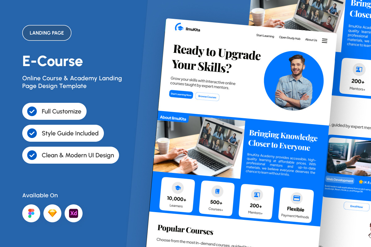 IlmuKita - Study Landing Page