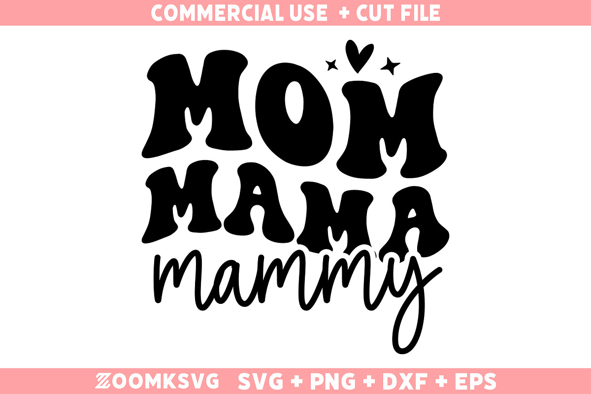 Mom SVG Bundle, Mama SVG Bundle, an Illustration by ZoomkSVG (Photo 23 of 42)