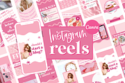 Pink Instagram Reel Covers  Social Media Templates ~ Creative Market