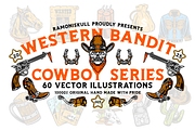 THE WESTERN BANDIT COWBOY SERIES, an Illustration by Ramoniskull (Thumbnail 1 of 8)
