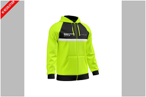 Two-tone Hoodie Mockup, a Hoody Mockup by Bruno's Shop