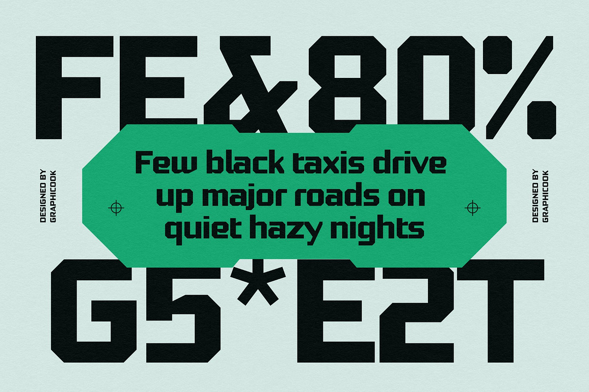 Sci-Fier Code, a Sans Serif Font by graphicook (Photo 8 of 10)