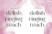Chicka - Suave Modern Sans Display, a Sans Serif Font by Cloverons (Thumbnail 2 of 14)