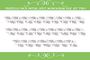 Sale-Fratello Nick Split Monogram 3, a Font by Debi Sementelli (Thumbnail 4 of 5)