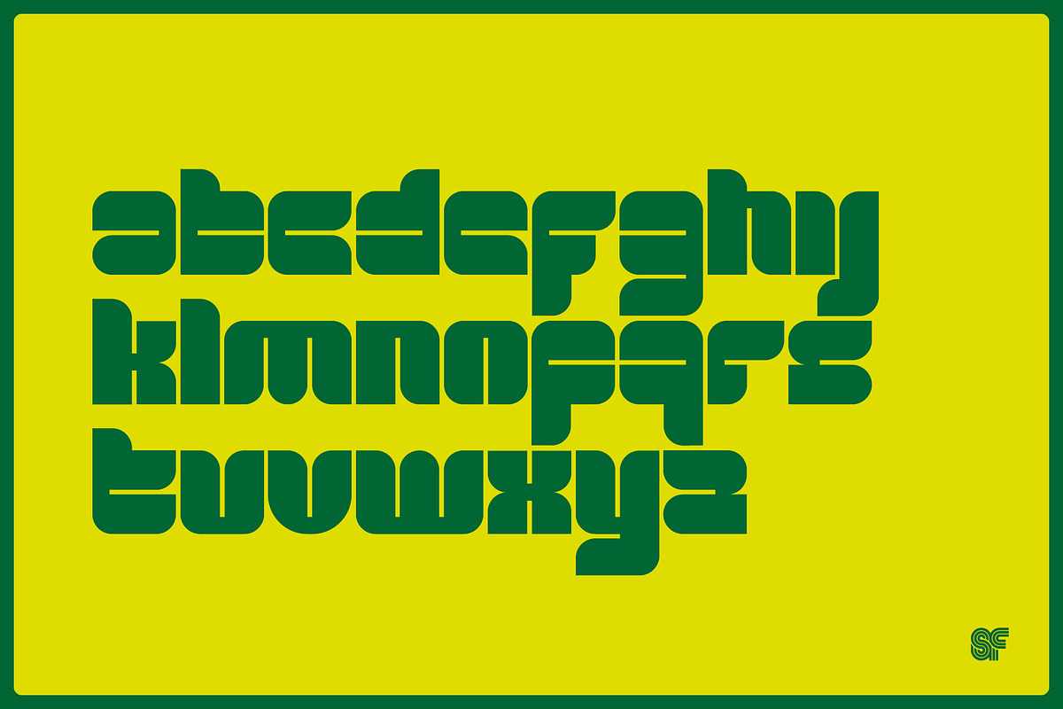 Blox | Retro Display | 3 Fonts, a Sans Serif Font by Superfried Font Shop (Photo 3 of 10)