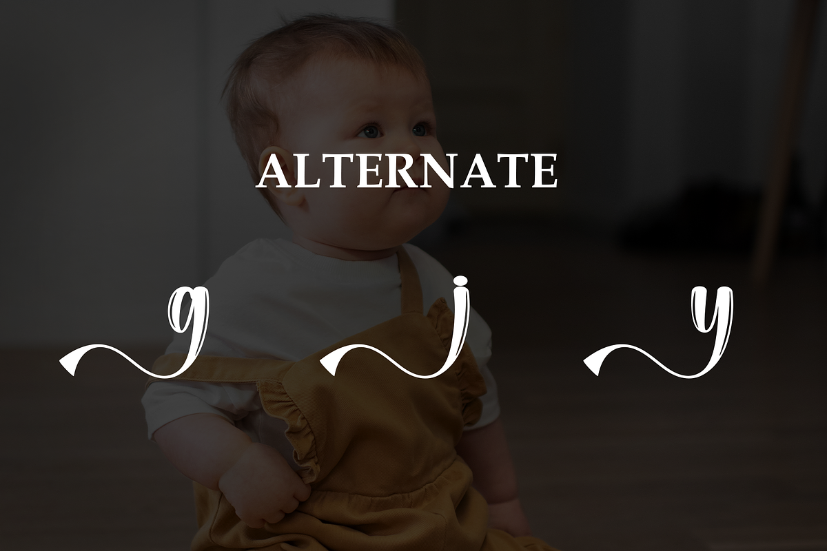 Baby | Script Font, a Handwritten Font by Scratchones (Photo 8 of 9)