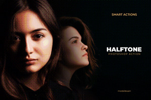 Smart Action - Halftone, an Action Add-On by Modaldesain