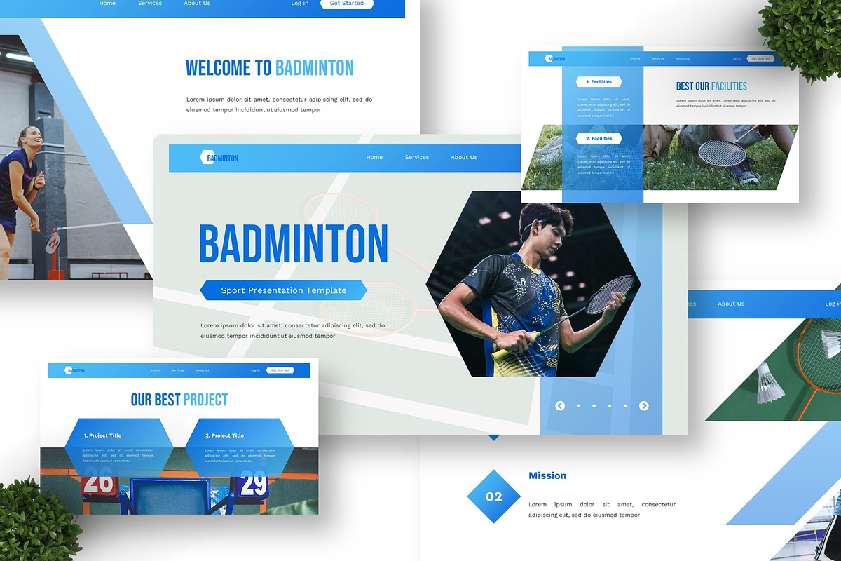Badminton - Sport Powerpoint preview 5