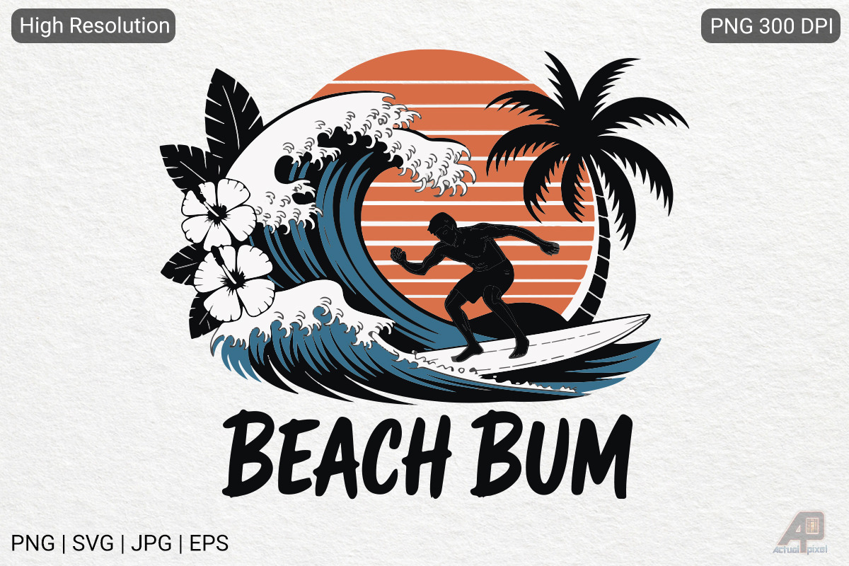 Summer Surfing Sublimation Bundle, a Photo by Actual Pixel (Photo 4 of 13)