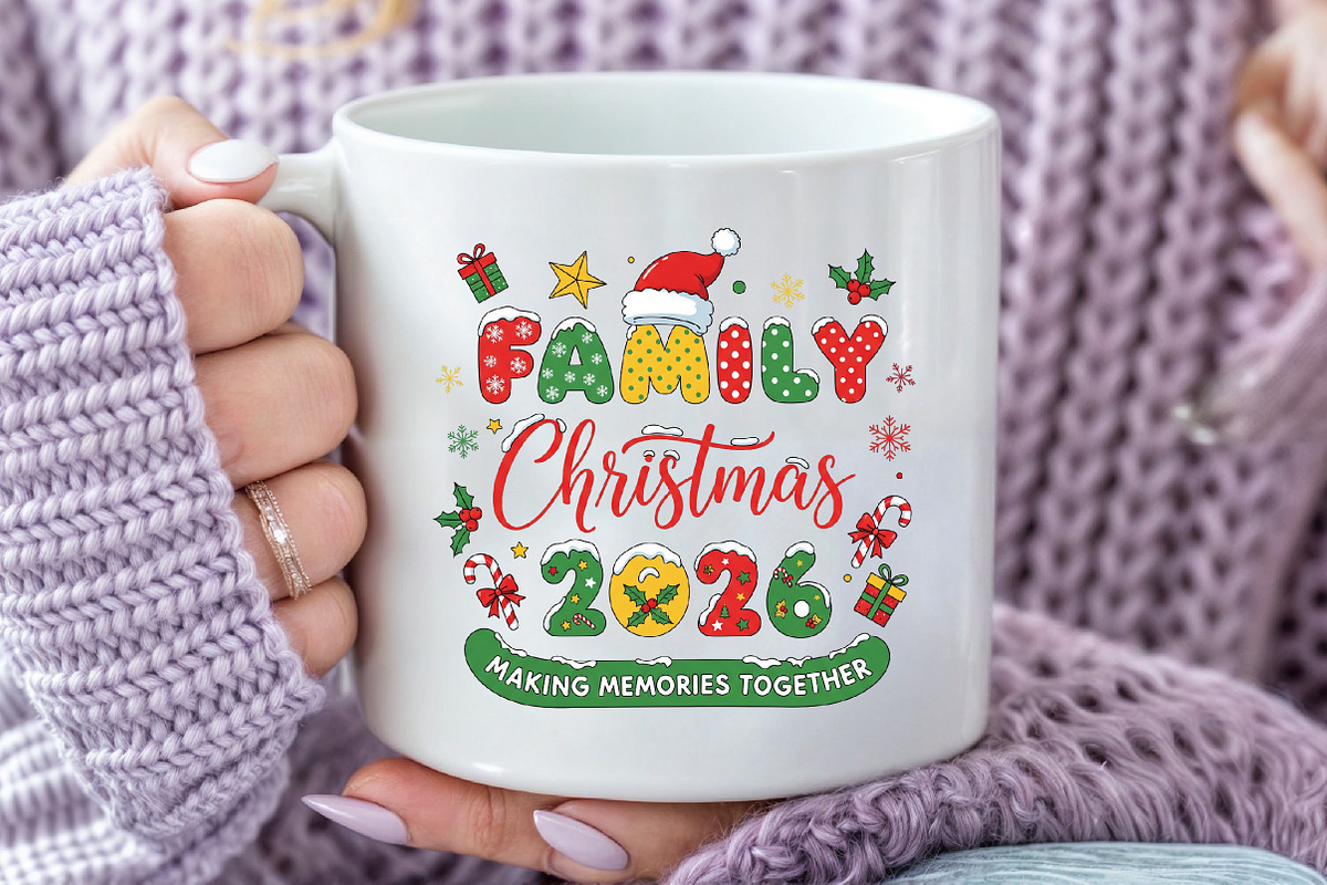 Family Christmas Png, an Illustration by Craft Nest (Photo 3 of 6)
