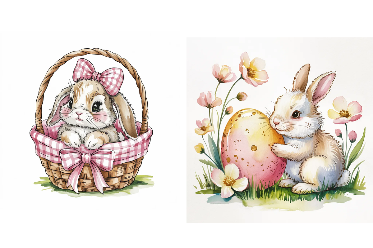 Prompt for Bunny Clipart, a Graphic by Milano Creative (Photo 3 of 4)