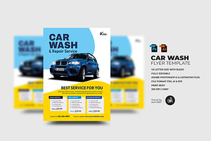 Car Wash Flyer Template, a Flyer Template by Aam360